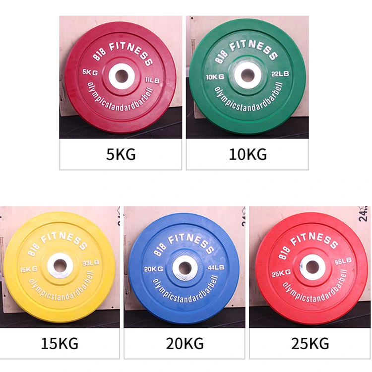 Favoured Price Dumbbell Plates Body Strong Gym Equipment Rubber Barbell Weight Plate