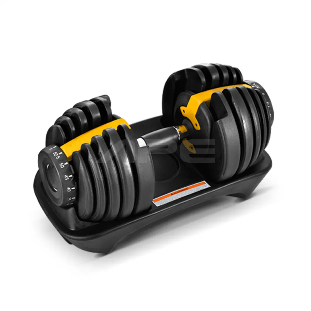 Hot Selling Multi Weight Dumbbells 24kg 52.5lb Adjustable Dumbbell Set