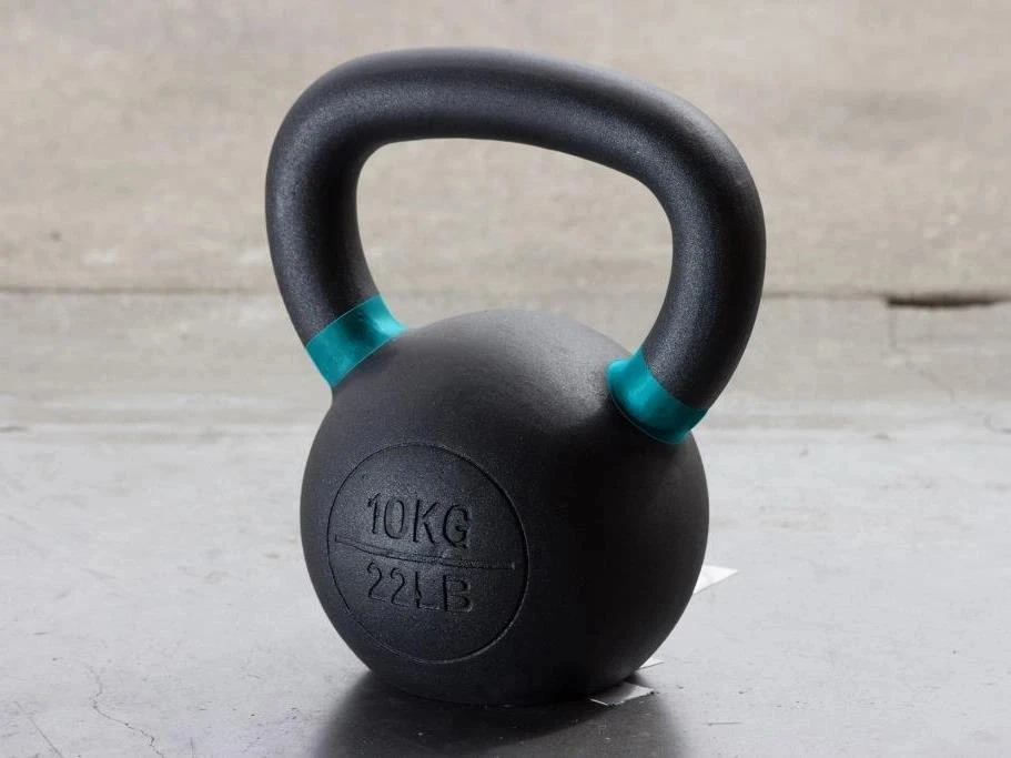 Fitness Powder Coated Cast Iron Kettlebell for Home Strength Exercise Sol