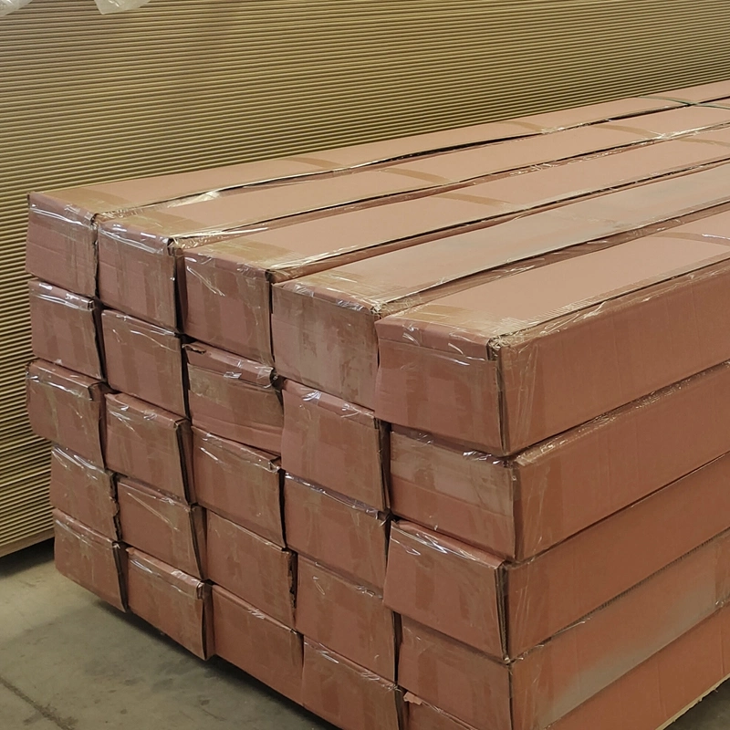Interior Decorative Ceiling Hollow WPC Wood Plastic Composite Square Timber Tube