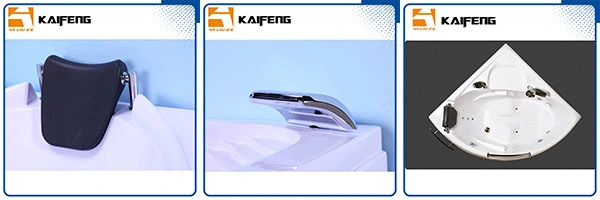 Modern Corner Hydromassage Bathtub (KF-608)