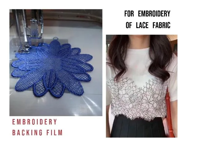 Good Price PVA Water Soluble Paper for Embroidery Embroidery Backing Paper Water Soluble Film