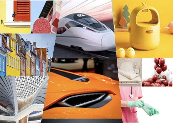 Automotive Exterior Decorative Pemanent Violet PV23 Pigment Chip