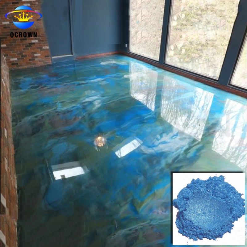 Pearlescent Metallic Pearl Mica Powder Epoxy Floor Coating Pigment
