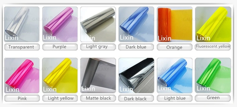Car Headlight Film Light Smoke Black Tint Film Taillights Car Vinyl Wrap Film