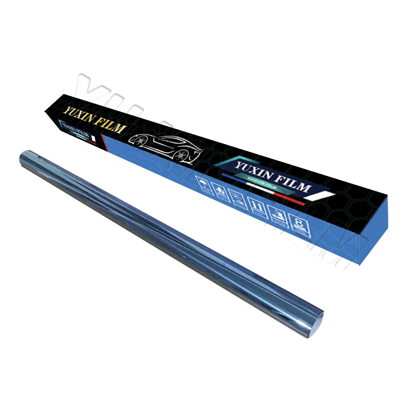 1ply Insulfilm Glue Tinted Super Super Dark Smoke Car Window Film UV Blocking Solar Tint Film