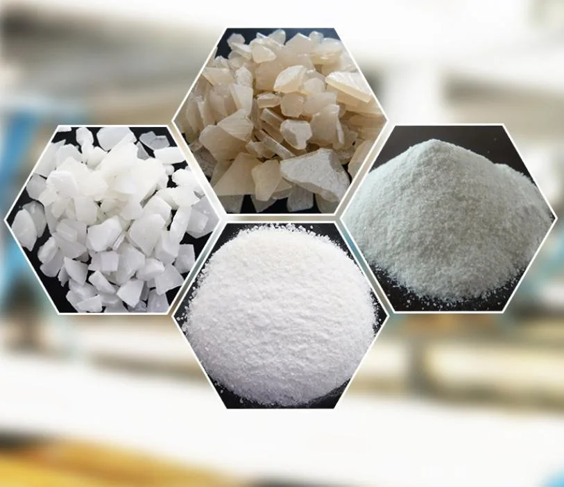 Water Treatment Chemical 16% Low Ferric Aluminum Sulfate Flake Factory