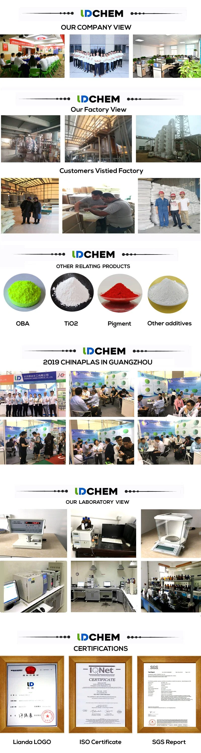 Optical Brightener Er-I 199 for Polyester Fiber with Excellent Whiteness