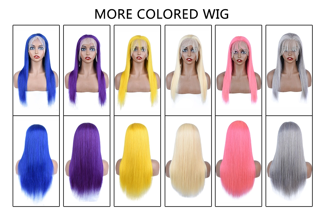 99j 13× 4 Human Hair Long Lace Front Wig Wholesale Hair Wig Best Quality