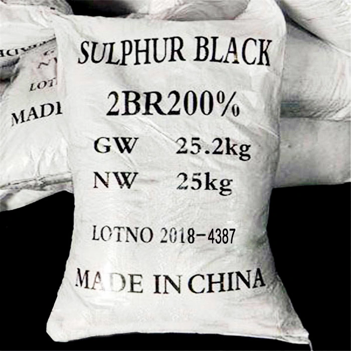 Water Soluble Sulfur Dye Sulphur Black Br 220% for Denim