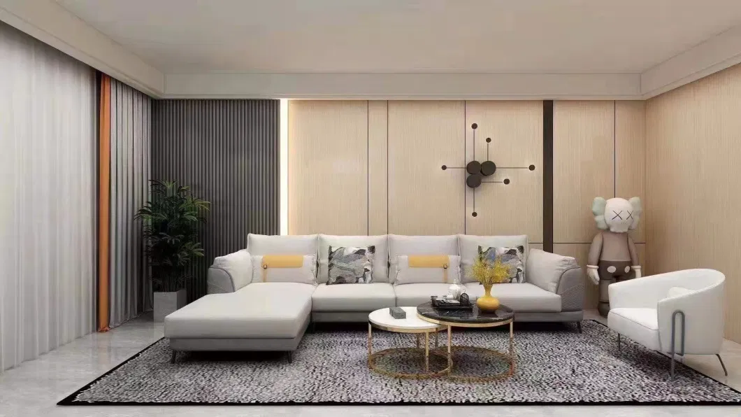 WPC Wood Wall Panel Fluted Great Wall Panels Decorative Wood Alternative Interior Decoration Can Be Waterproof and Fireproof