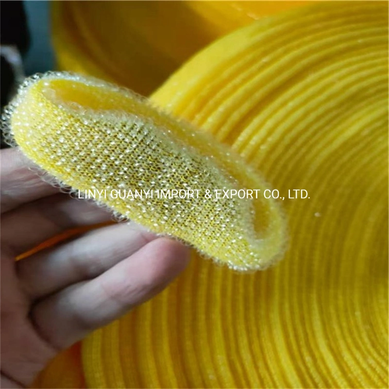 Gold Silver Cleaning Fabric Scouring Pad Sponge Scourer Material Cloth