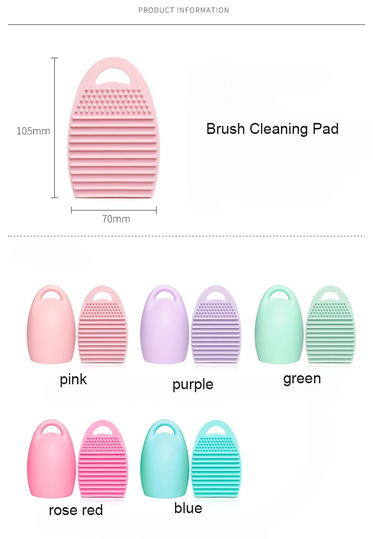 Best Selling Silicone Make up Brush Cleaner Mat/Cleaning Pads