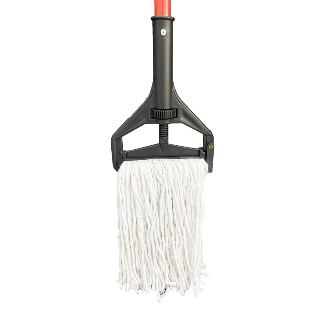 Mop Clamp with Steel Handle Metal Mop Clamp Wet Mop Cotton Yan Mop Industrial Mop Heavy Duty