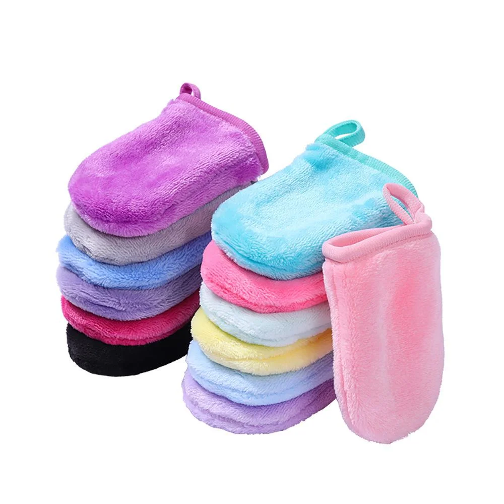 Private Label Microfiber Washable Reusable Makeup Remover Puff Cleaning Sponge Eco Friendly Custom Logo Skin Care Face Cleansing Sponge Pads