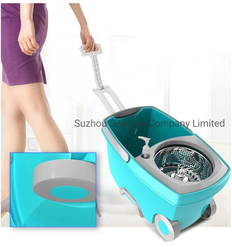 Spin Mop Cleaning System with Bucket