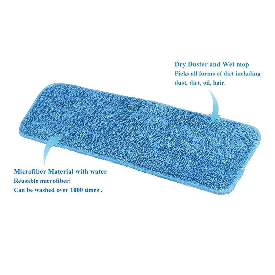 Factory Low Price Flat Mop Cloth Microfiber Mop Head Pad Customized Size