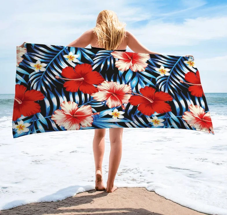 70*140cm Microfibre Beach 3D Digital Printe Beach Towel