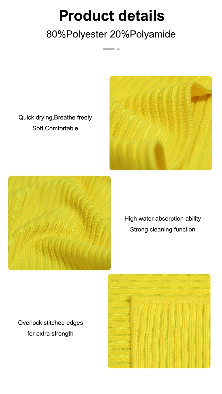 Multicolor Soft Absorbent Cleaning Cloths Lint Free Dusting Cloth for House