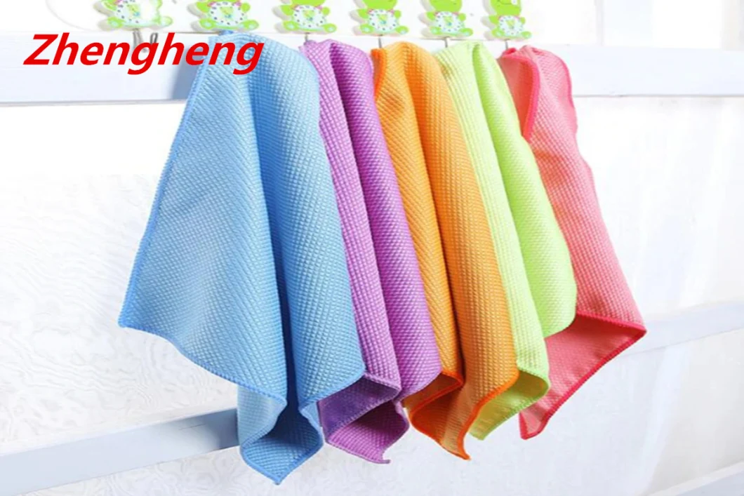 Kitchen Dishcloth Nanoscale Glass Towel Streak Free Miracle Window Mirror Cleaning Cloth