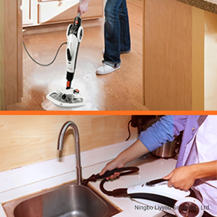 Multi-Use Electric Steam Mop for Hardwood, Tile, Laminate Floors, Glass, Fabric, Metal, Carpet