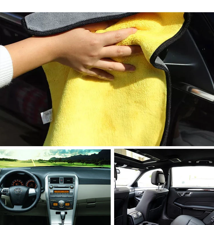 Microfiber Cleaning Cloth 140/70 Car Wash, Cleaning Items Microfiber Cloth, Car Eco Thick Micro Fiber Microfiber Cleaning Clothes