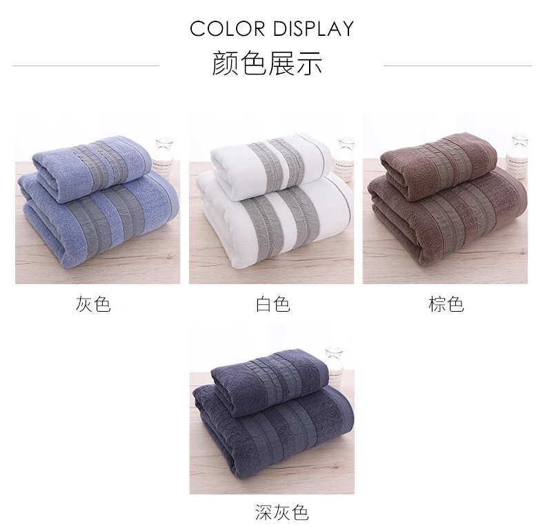 Ready to Ship Bath Towel Set Cheap Price 100% Cotton Soft Lint Free Luxury Box Gift Hand Towels