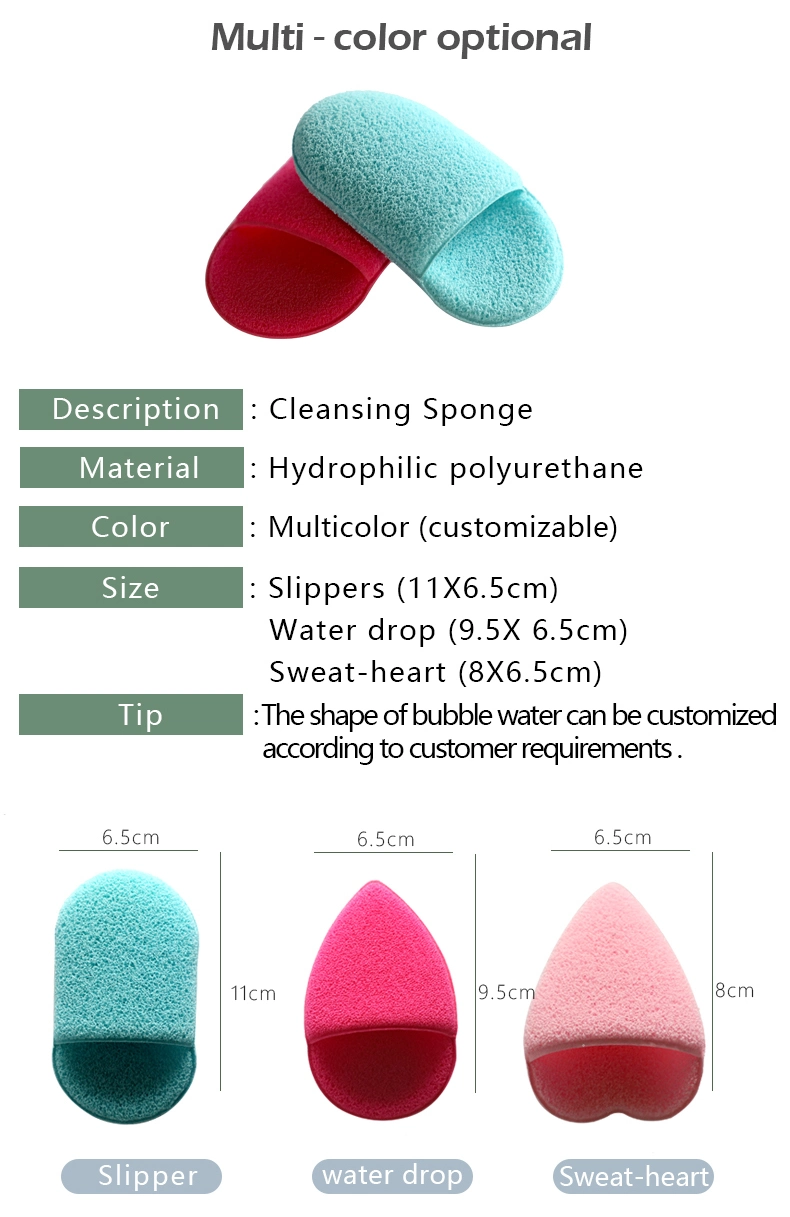 Reusable Mini Finger Air Cushion Puff Multi Colored Eco-Friendly Skin Care Makeup Remover Cleaning Sponge Face Cleaning Pad for Women