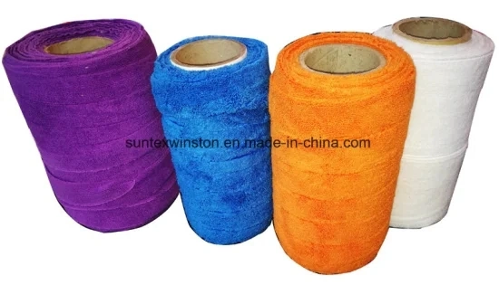 Various Colors of Microfiber Sliced Mop Cloths Manufacturer