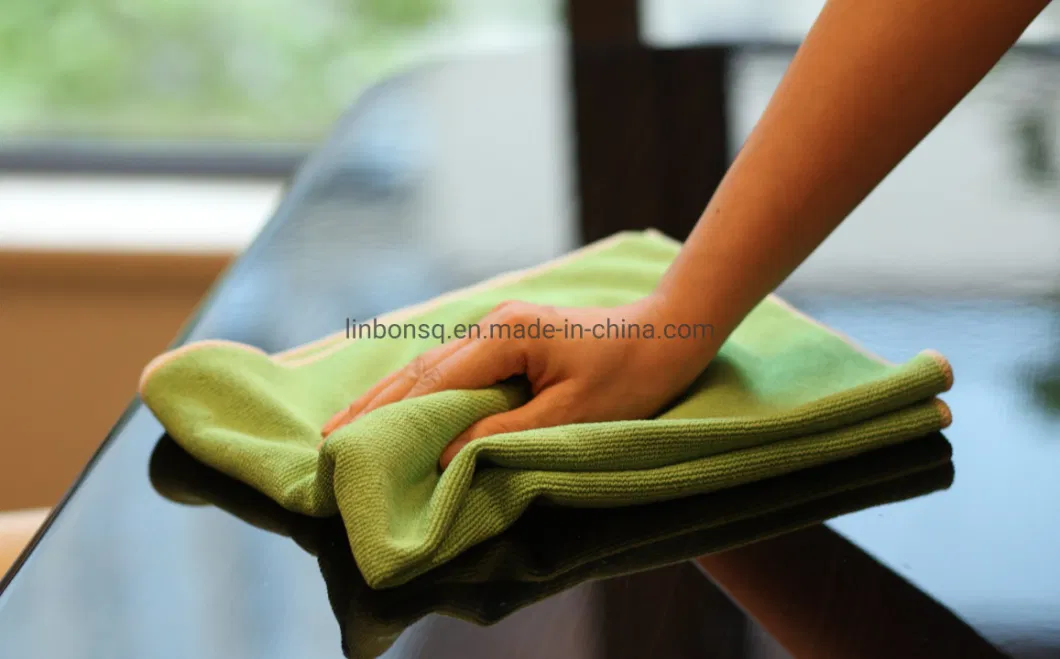 Multi-Function Highly Absorbent Glass Furniture Cleaning Towel Microfiber Cleaning Cloth