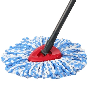 Rinseclean Spin Mop Refills, Spin Mop Head Compatible for O-Cedar / Velida with 2 Tank Dual System Mop