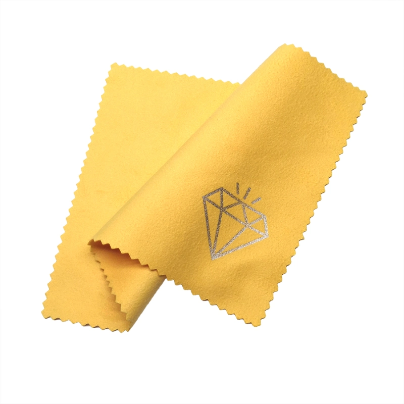 Wholesale Custom Logo Microfiber Velvet Soft Jewelry Silver Polishing Cleaning Cloth