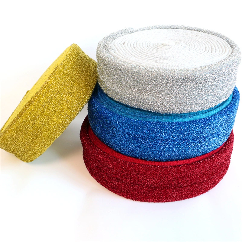 Stainless Steel Wire Scouring Pad Sponge Foam Scourer Material Cleaning Fabric Cloth