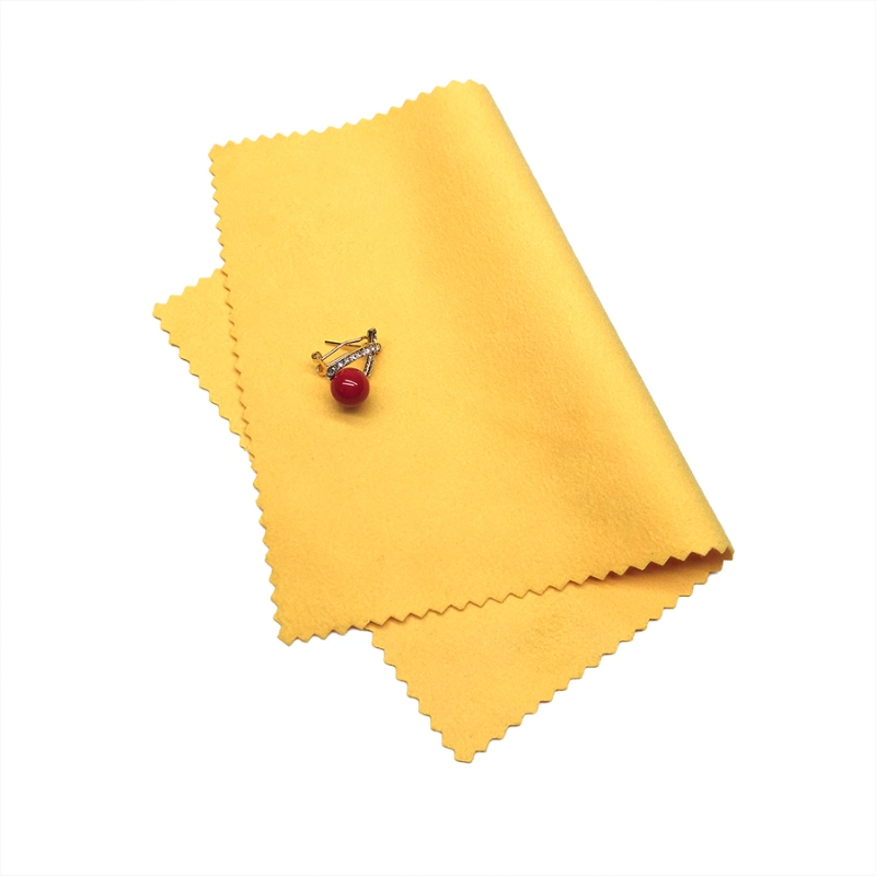 Wholesale Custom Logo Microfiber Velvet Soft Jewelry Silver Polishing Cleaning Cloth