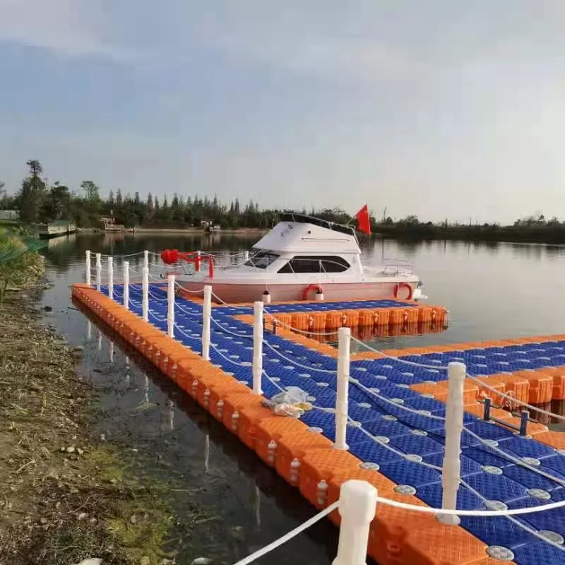 Jet Car Floating Platform with Winch and Bollard