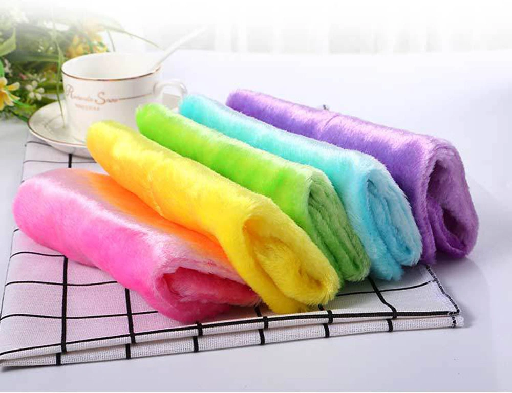 Durable Wholesale Wood Fiber Microfiber Cleaning Tea Dish Cloth Towel