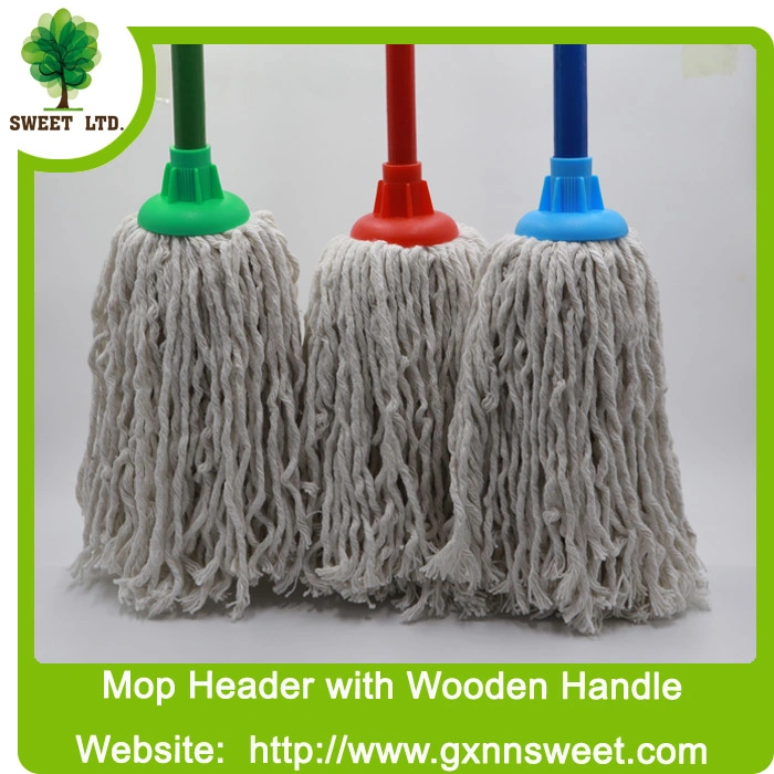 Round Microfiber Mop 360 Floor Mop with Wooden Handle