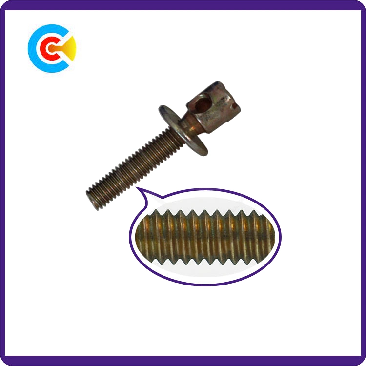 Cross Flat Pad Combination Lead Screw for Electric Fan/Electronic Appliances