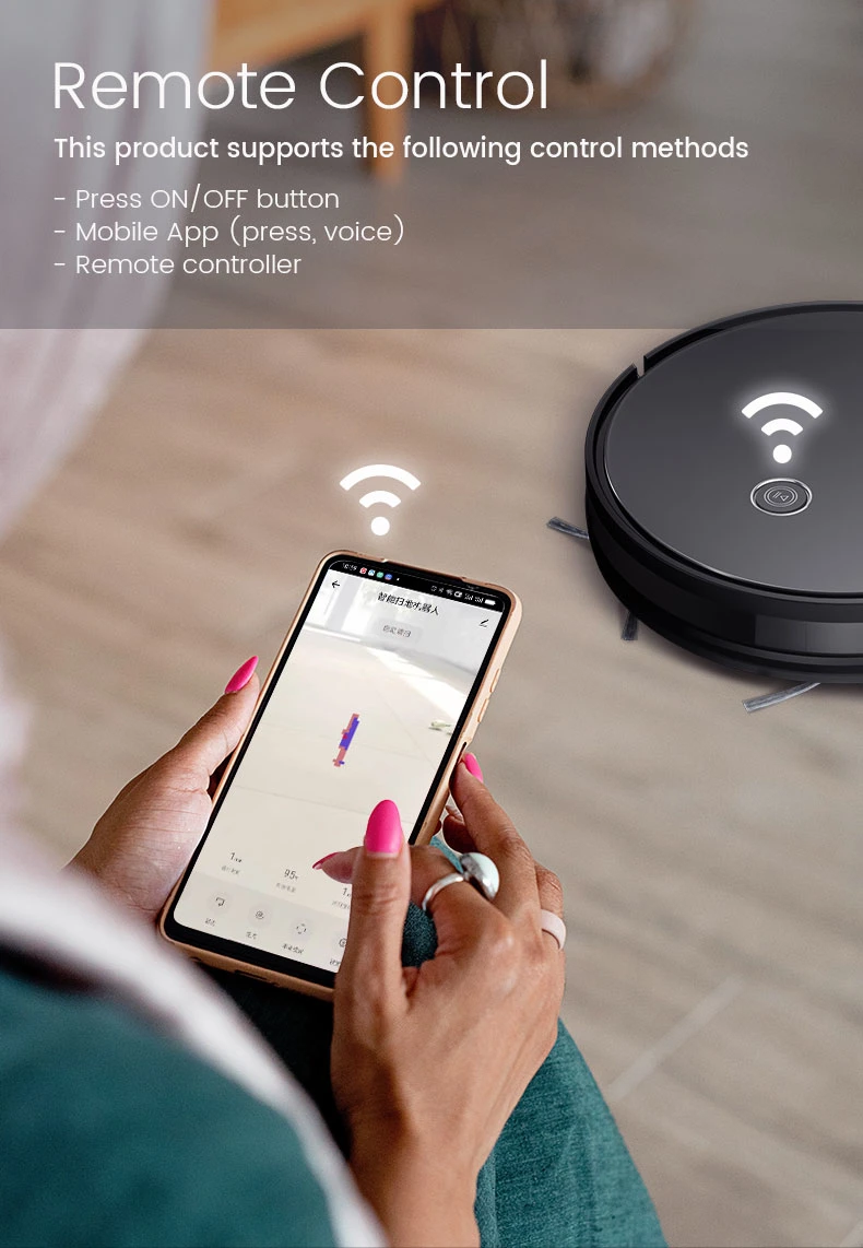 Smart House Self Cleaning Robot Vacuum Cleaner Mopping Sweeping