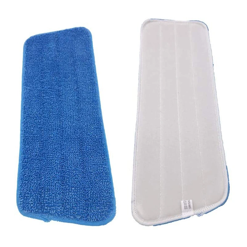 Flat Mop Cloth Clasp Type Water Spray Mop Head Replacement Cloth Microfiber Mop