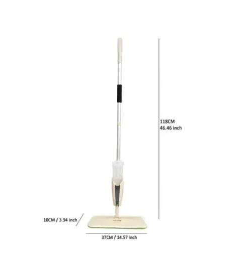 Mop Water Spray Dust Flat Mop with Water Tank 370ml