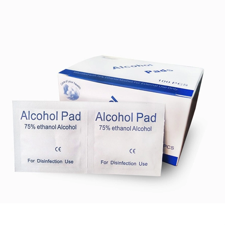 OEM Customized Design Best Quality Wet Alcohol Prep Pads 60X30mm