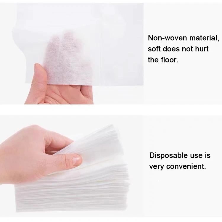 Alternative Cleaning Pad Wet Mop Towels Flat Replacement Wipes Lazy Mop Towel Non-Woven Paper