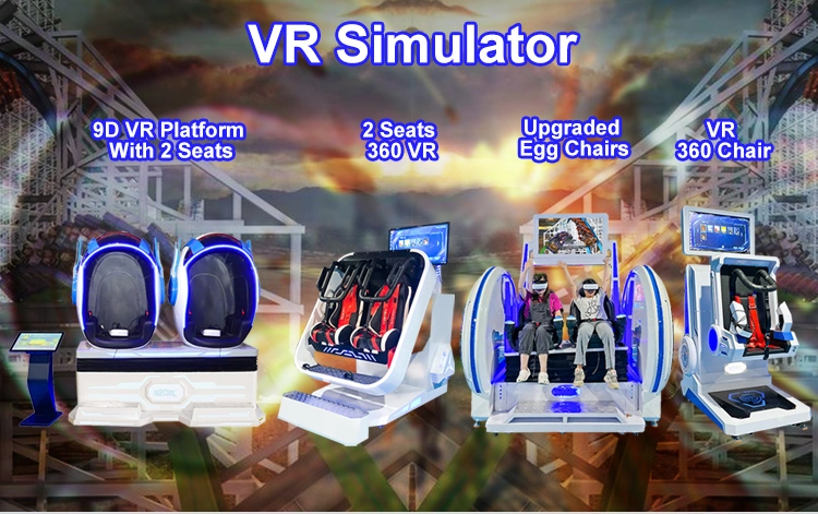 9d Vr Platform with 2 Seats 9d Virtual Reality Cinema