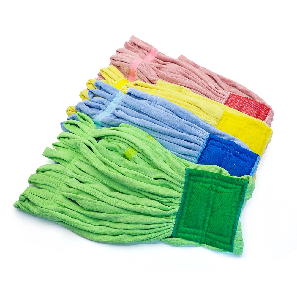 Microfiber Tube Mop Head Heavy Duty Industrial Wet Mop Head Refill