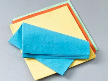 High Quality Triangle Shape Microfiber Spunlace for High-Tech Wiping Cloth