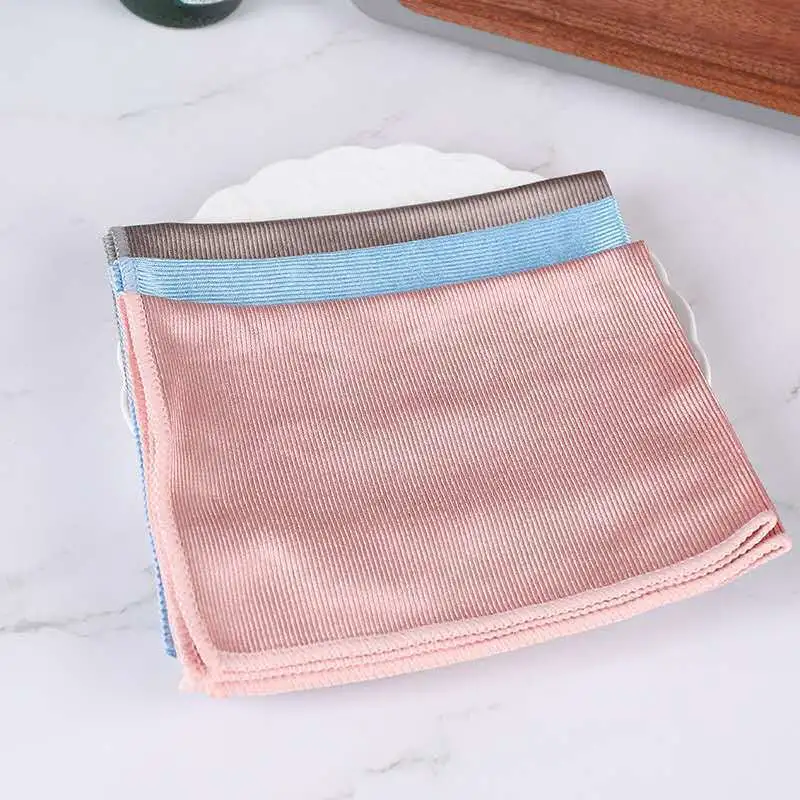 High Absorbency Lint Free Microfiber Cleaning Cloth for Mirror Windows Stainless Steel