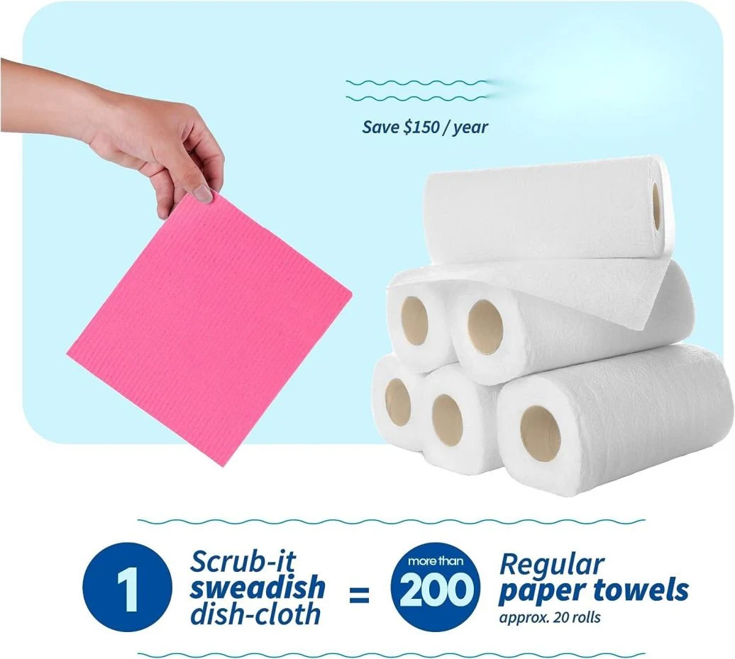 Ultra Absorbent Paper Towels for Kitchen, (8 Colors available)