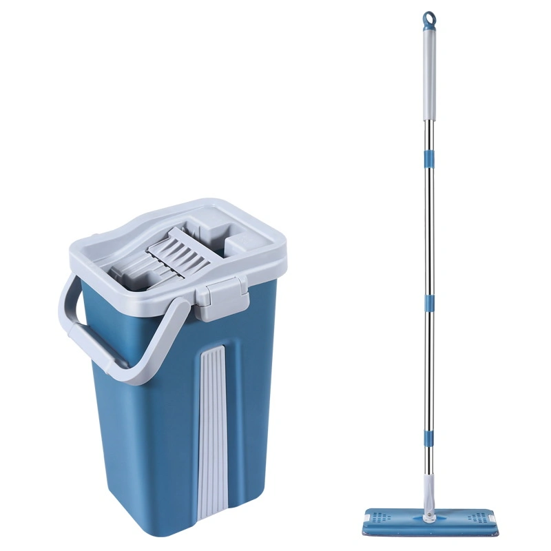 Factory Supply Cheap Price High Quality Dry and Wet Mop Household Flat Mop and Bucket Set