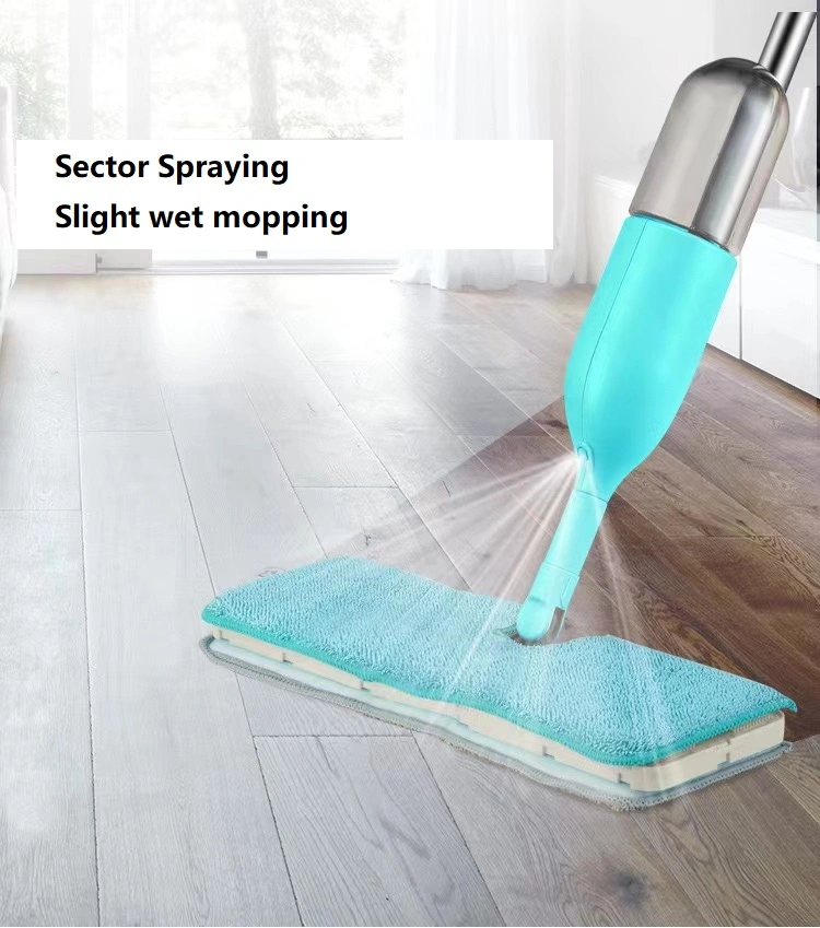 Spraying Flat Mop Double-Sided Microfiber Clothes Dry Wet Spray Mopping